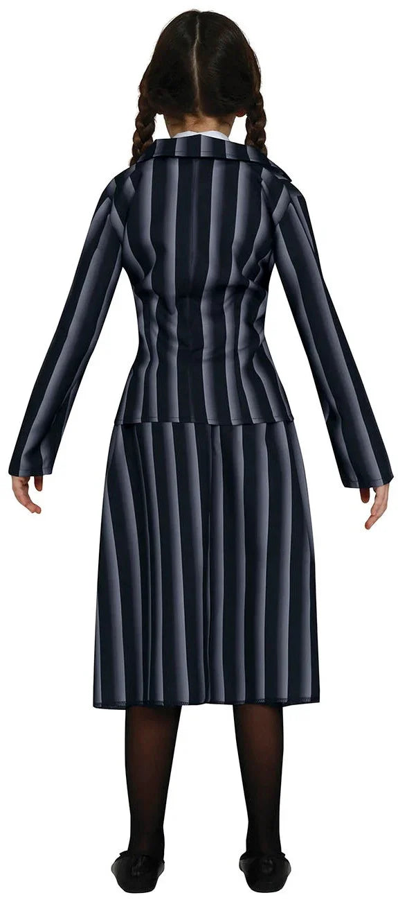 Disfraz de Miércoles Estudiante Nevermore para Niña Miércoles Addams Guirca